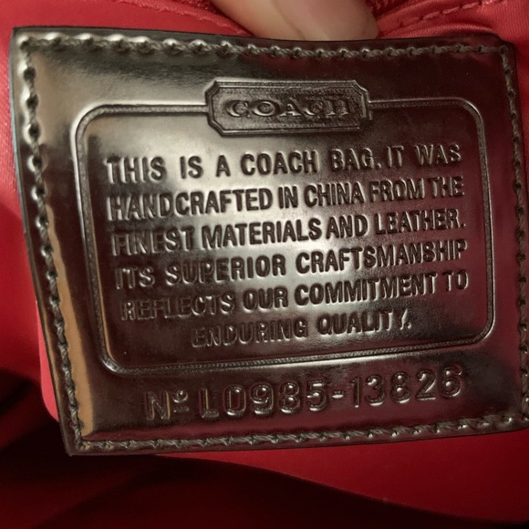 Black Coach Poppy Signature Glam Tote - Picture 4 of 6